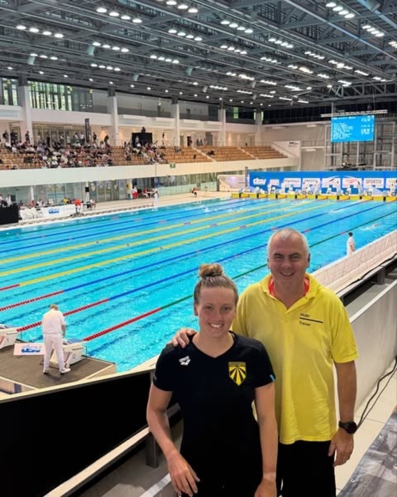 Foto mit Ayleen Kramer und Trainer Hubert Stanczyk im neuen Fenster öffnen. Foto mit Ayleen Kramer und Trainer Hubert Stanczyk im neuen Fenster öffnen.