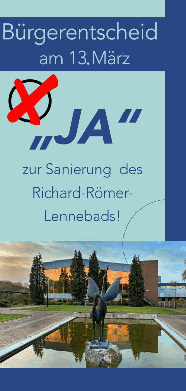 Ja zur Sanierung des Richard-RÃ¶mer-Lennebads!