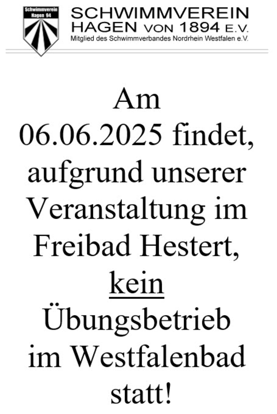 Foto Kein Übungsbetrieb im neuen Fenster öffnen. Foto Kein Übungsbetrieb im neuen Fenster öffnen.